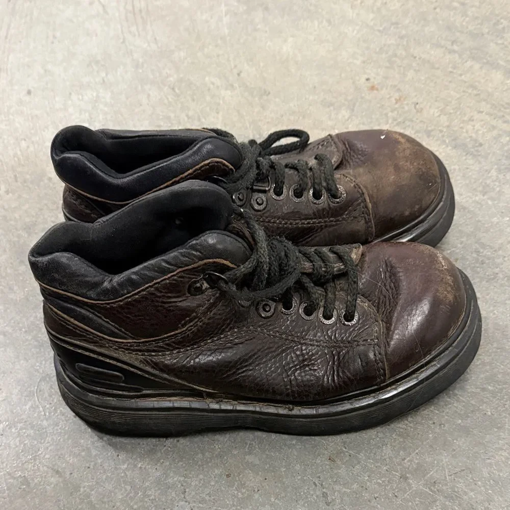 Dr. Martens Dark Brown Leather Boots